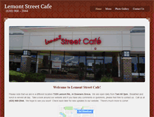 Tablet Screenshot of lemontstcafe.com